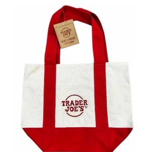 Trader joe s mini canvas tote